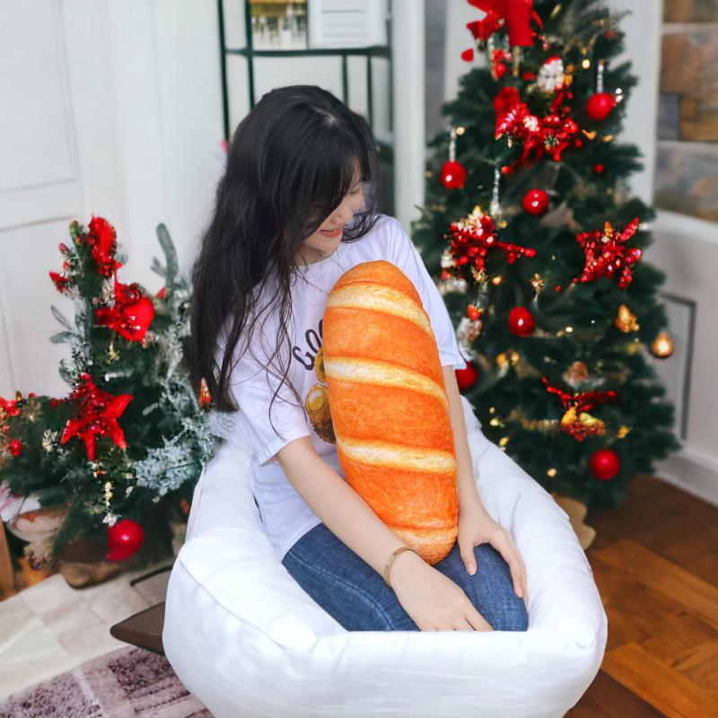  Gấu Bông Bánh Mì 3D 50cm chất liệu vải nhung mền mịn Đáng Yêu CHO BÉ Đồ Chơi Toy 