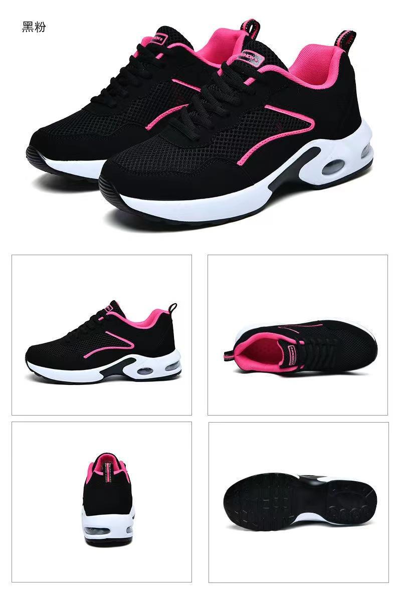 Product Introduction of JYE..2024 Fashion Trend Women's Casual Shoes Women's Thick-soled Sports Shoes Women's Sports Shoes Outdoor Soft Rubber Shoes Yoga Breathable Training Shoes B422 (Standard Size) Sports Shoes Training Girls Running Shoes Sports Black Closed Walking Shoes 16