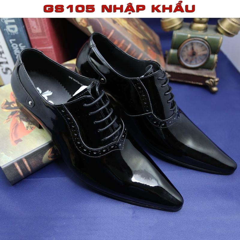 Product Introduction of GS105 - Mẫu giày Nhập Khẩu Oxford da bóng mũi nhọn chính hãng ROSI 2