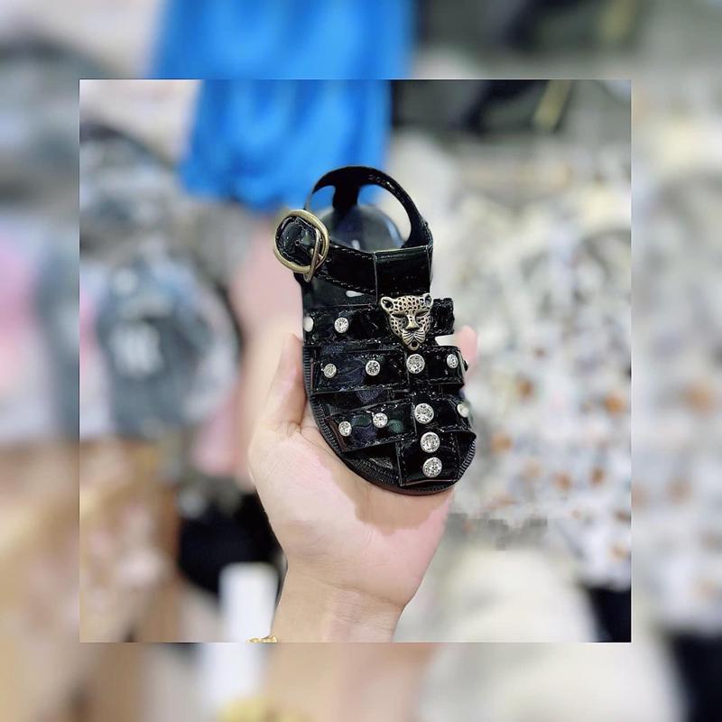 Rọ hổ da bóng mềm đính đá cho bé trai và bé gái đi học đi chơi đi hằng ngày size 21-35