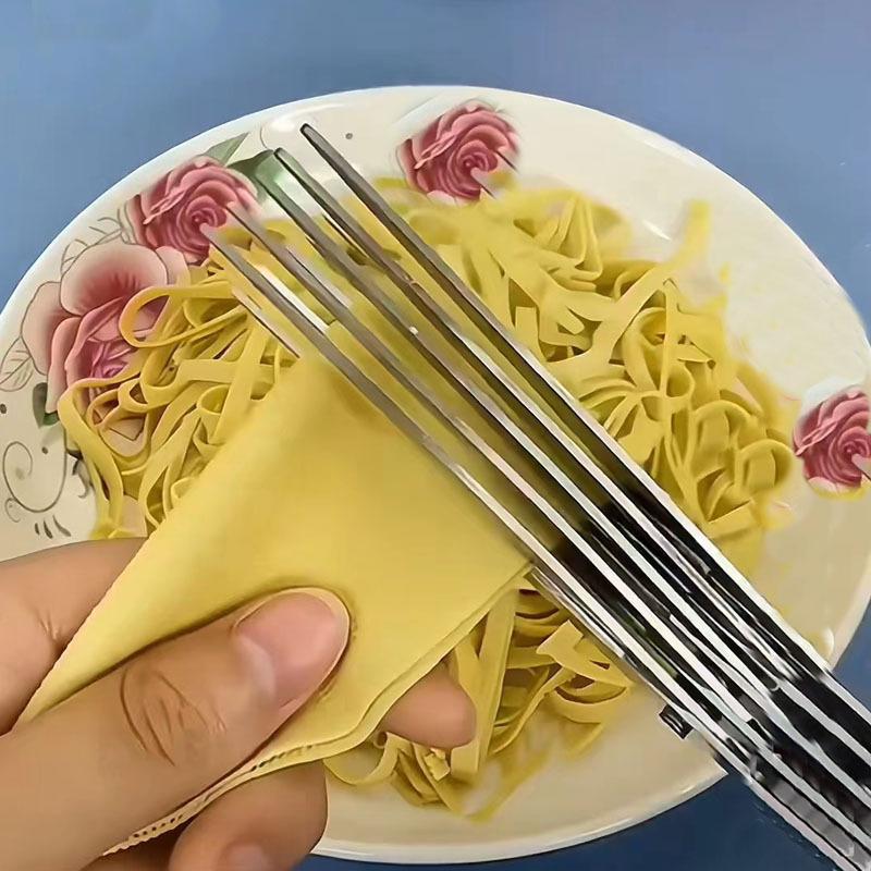 Product Introduction of Creative Stainless Steel Kitchen Scissors Five-Layer Green Onion Cutter Spice Laver Crushing Scissors Office Shredding Scissors Knife 8