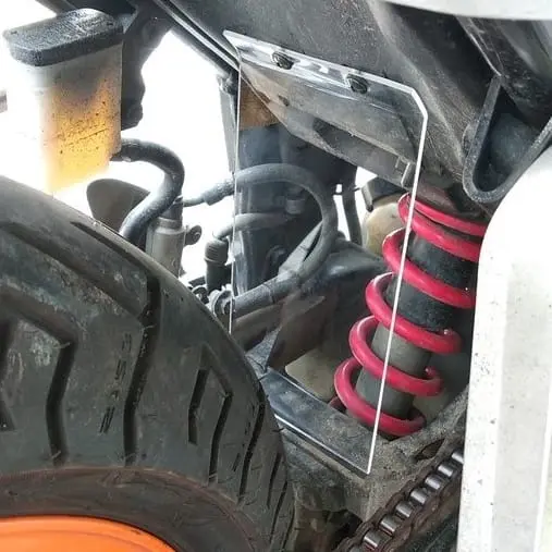 Mika Akrilik pelindung Mono Shock cb150r CBR