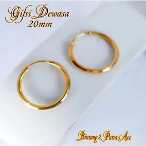 Anting Gifsi TITANIUM Tahan Karat Tidak mudah Luntur PERHIASAN WANITA Terbaru dan ELEGAN