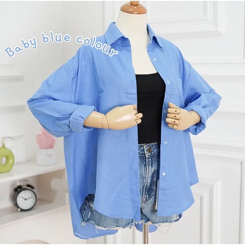 KEMEJA LINEN LD 120 OVERRSIZE SHIRT