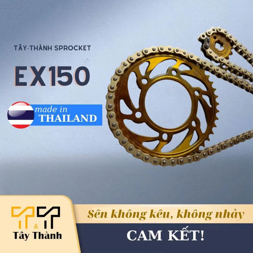 bộ nhông sên dĩa thái lan dành cho xe EX 150