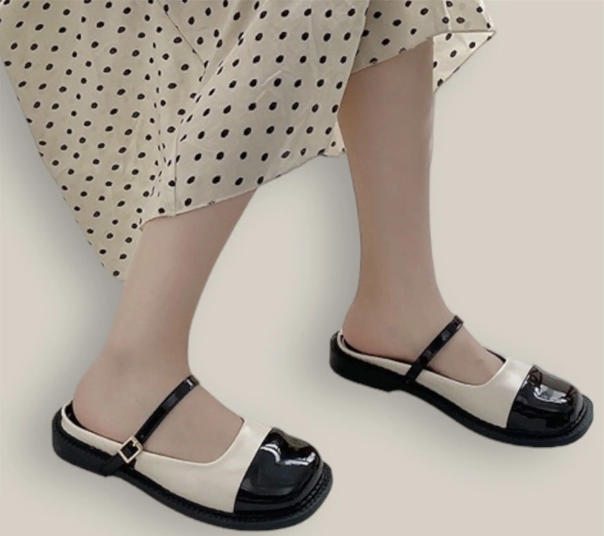Sục pha mũi quai ngang mũi bóng A28 -GIÀY DG Shoes Nữ