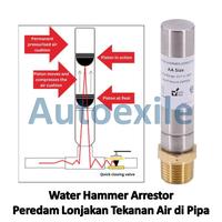 Gambar Water Hammer Arrestor Stainless Steel 1/2 inch - Peredam Arrester Lonjakan Tekanan Air Dalam Pipa - Silver dari Autoexile Kota Medan 1 Tokopedia