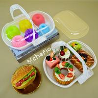 Gambar Keranjang Piknik Kotak Mika Handle Tenteng Roti Bolu Bento Sushi Wadah Makanan Portable - White dari Chefio Kitchenware Kota Tangerang 4 Tokopedia