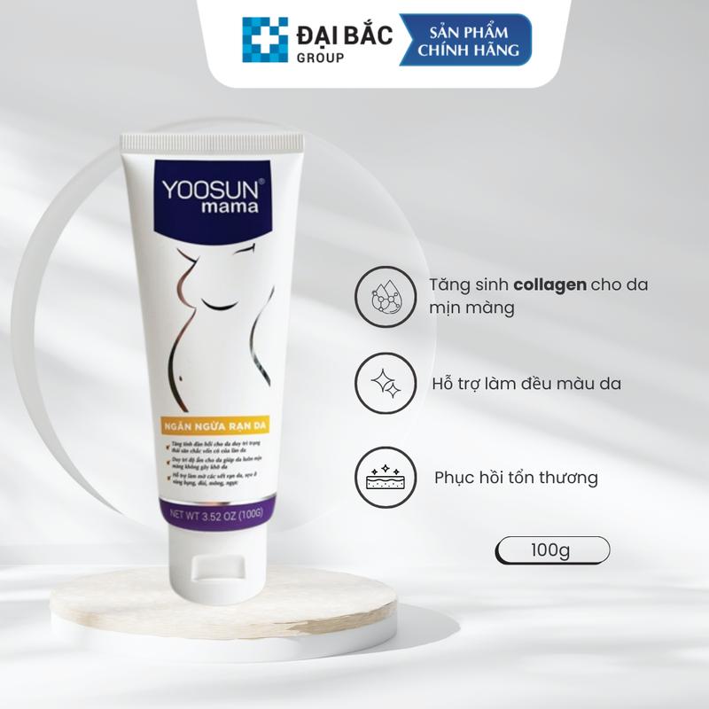 Kem trị rạn da cho bà bầu Yoosun Mama giúp làm giảm rạn da, mờ sẹo, đều màu da