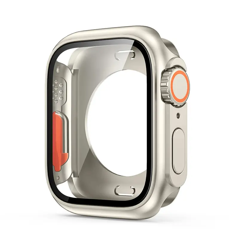 Vỏ Bảo Vệ Màn Hình, Dành Cho Apple Watch 44Mm, 45Mm, 40Mm, 41Mm, Ốp Ốp Lưng Sốc Mặt Trước Và Mặt Sau PC Cứng, Tương Thích Với iwatch 9, 8, 7, 6, 5, 4, Thay Đổi Sang Ultra 7
