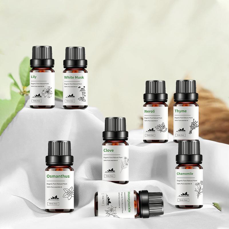 Tinh Dầu Thơm, 10ml, Hương Nến Freesia, Tinh Dầu Thiết Yếu Đơn, Hoa Nhài, Tinh Dầu Dưỡng Da, Tinh Dầu Hoa Mát Xa, Mùi Xà Phòng 0