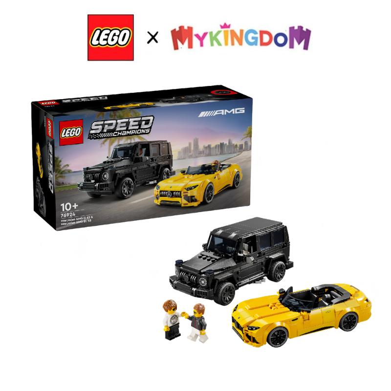 [DEAL ĐỘC QUYỀN] Đồ Chơi Lắp Ráp Siêu Xe Mercedes Amg Gt Roadster 2024 & Amg G63 LEGO SPEED CHAMPIONS 76924 (808 chi tiết)