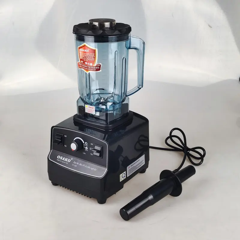 Máy xay sinh tố công nghiệp Osako 1450W OS-1560 xay sinh tố đá, rau má, hạt khô...mịn nhuyễn, cối 2L-Chuyên quán 2
