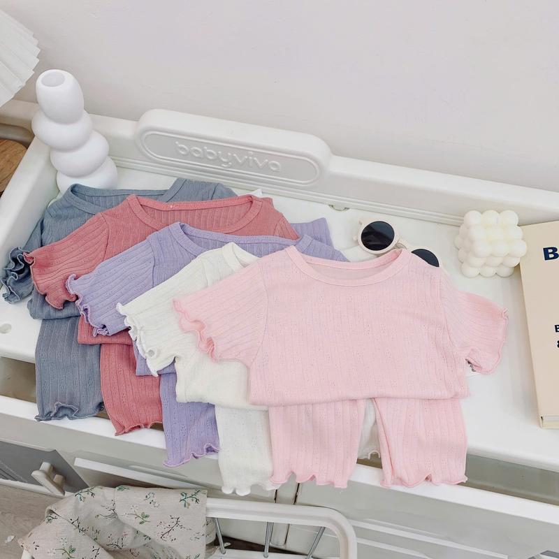 [Tiểu Yến KID] S1913-Đồ bộ mặc nhà, đi lớp cho bé vải thông hơi thoáng mát nhiều màu