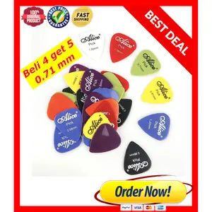 BUY 4 GET 5 Pick Gitar Rock Band 0.71mm Plectrum Guitar not Celluloid