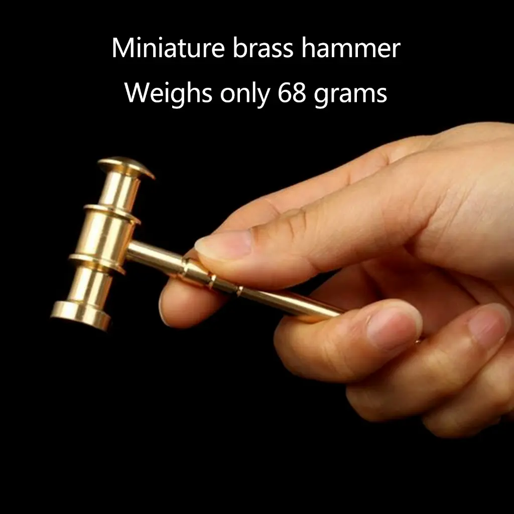 Multifunction Brass Hammer Clock Repair Hammer Good Production Process Small Hammer Tool Household Repairing Tool