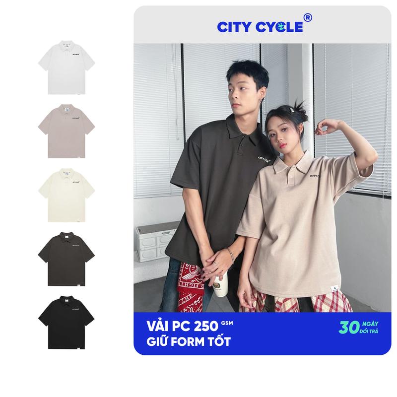 Áo polo nam nữ oversize Lazy - Áo thun nam Có Cổ bẻ Unisex Menswear form rộng Local Brand 5 màu Đen Chì Trắng Be Nâu Shirt Jean thông thường hàn quốc
