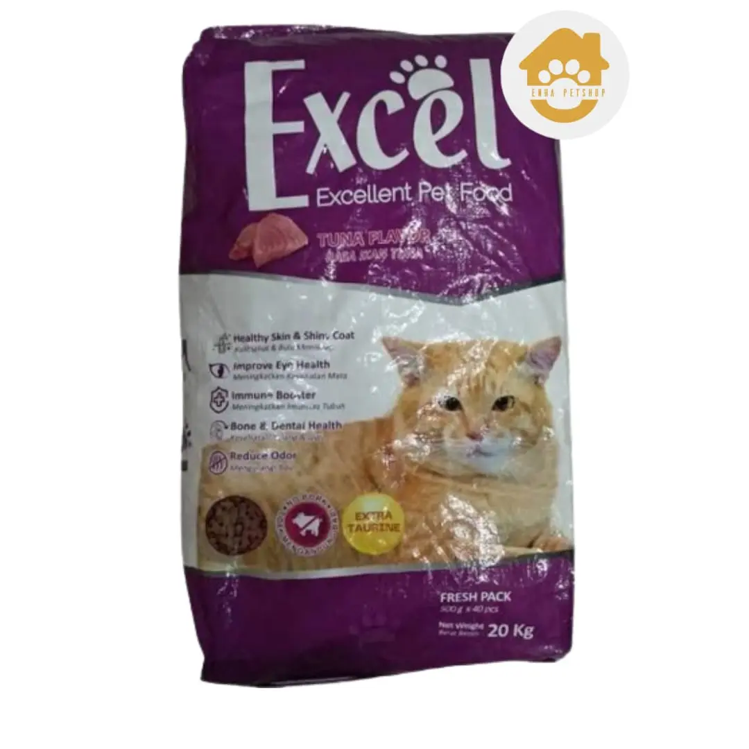 Excel Ikan  500gr-Makanan Kucing Kering Dewasa