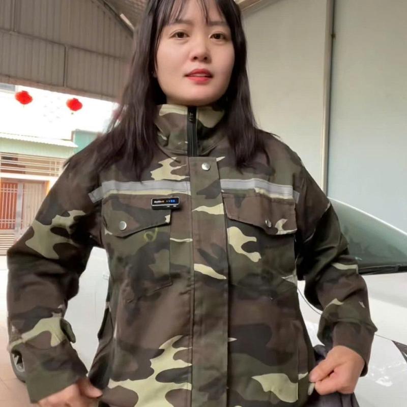 Áo Lẻ Điều Hòa Kaki Hàng Bảo Hộ Lao Động - 3 Màu, Đủ Size 43-85kg