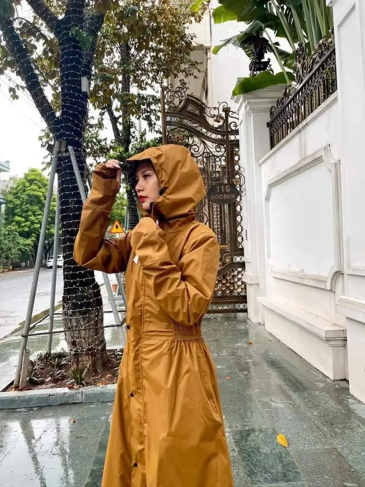 Áo mưa măng tô cao cấp - xưởng may Đức Anh áo mưa  hello kitty áo  mưa