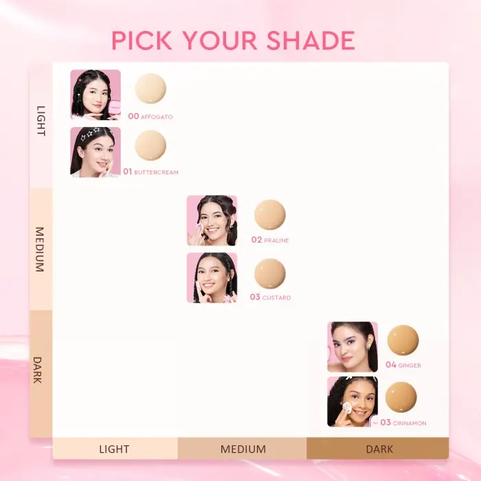 ✨MJ 100% ORI✨ Glad2Glow Perfect Cover Cushion 11g 5 Shades Matte Finish Make Up BB Cream CC Cream Bedak Foundation - 04 Ginger glad2glow  buttercream Extract Vitamin kusen  g2g 8