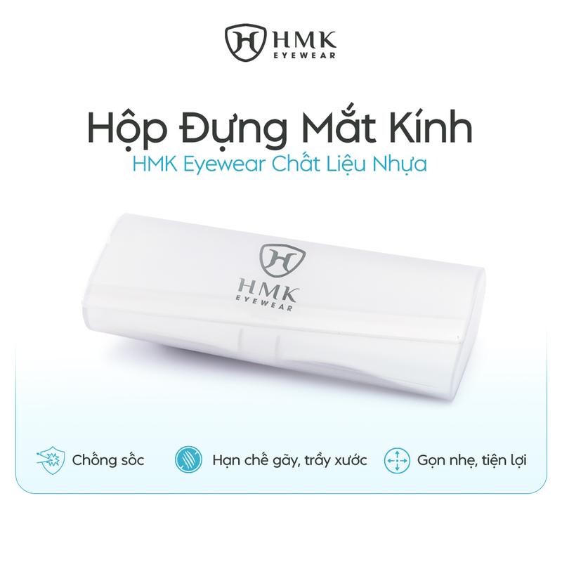 Hộp Đựng Mắt Kính HMK Eyewear Chất Liệu Nhựa Chống Sốc, Bảo Vệ Mắt Kính Toàn Diện