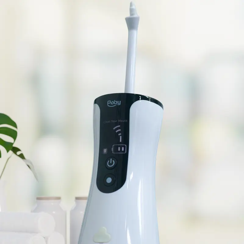 Tăm nước Poby tích hợp camera tiện lợi hỗ trợ làm sạch hiệu quả [ bảo hành 12 tháng ] tặng kem đánh răng nhật bản 3