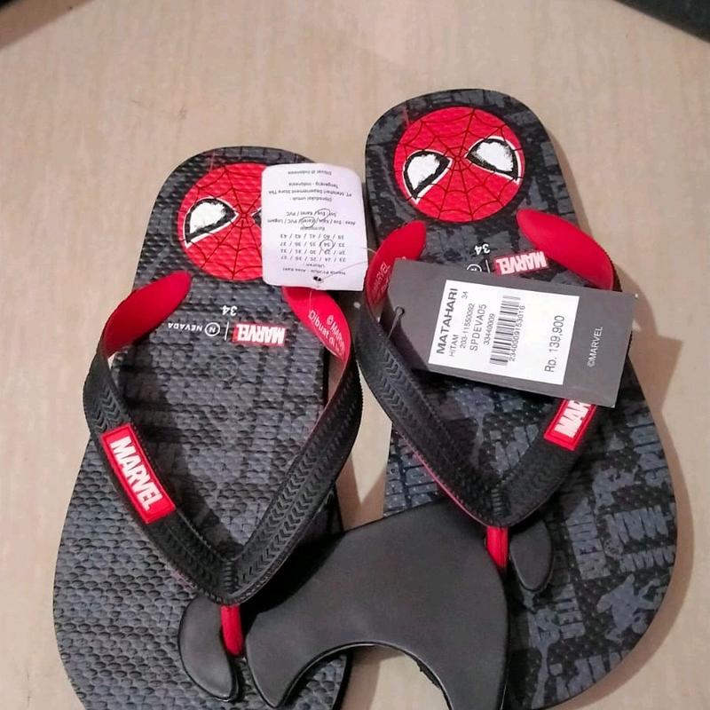 Sz 30-35 Sandal Jepit Anak Karakter Marvel X Nevada 6