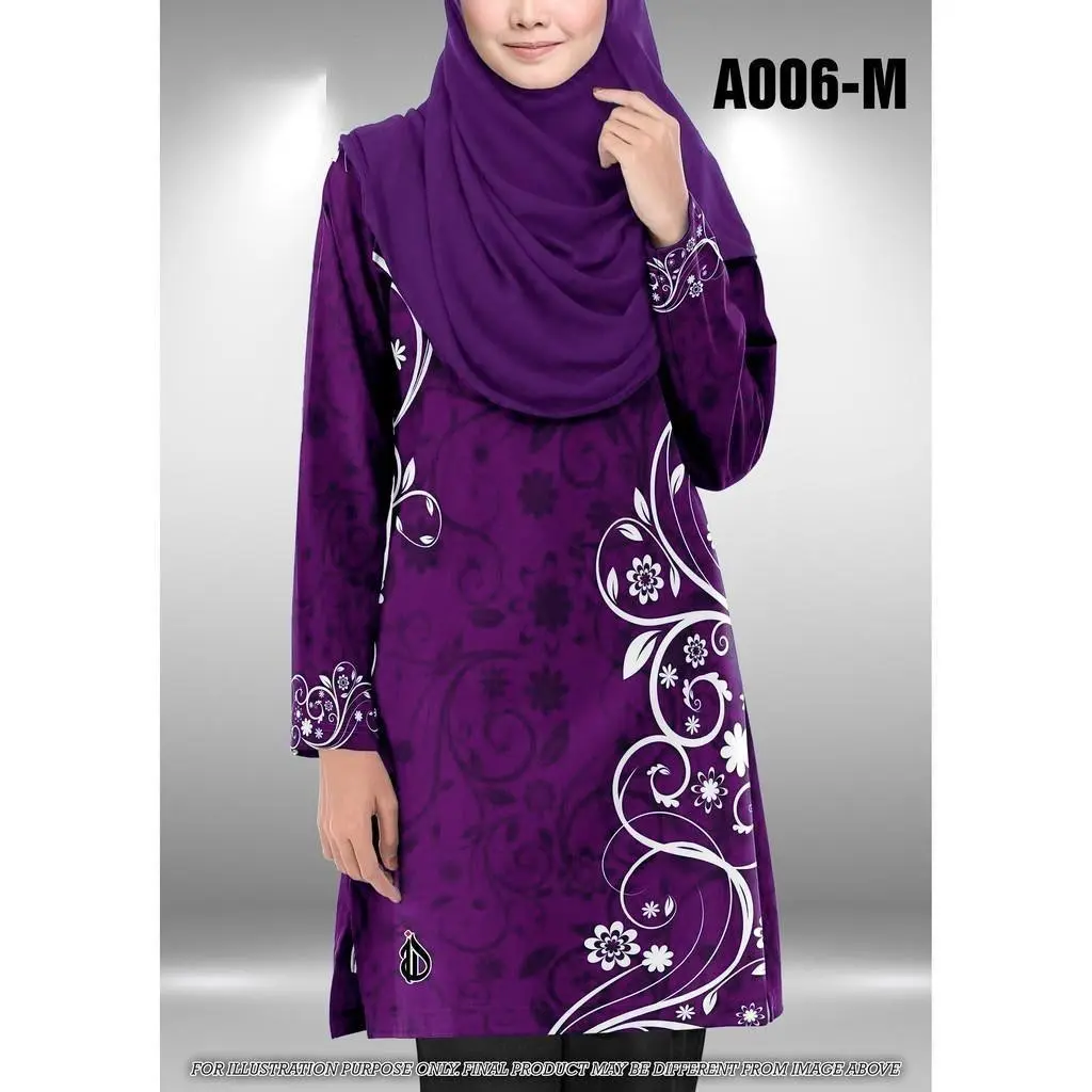 Muslim Cycling Suit Family Suit Sportswear Couple Suit (Purple)