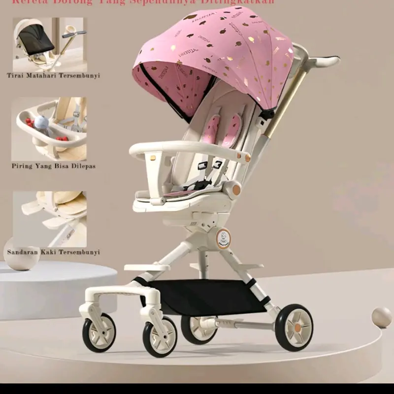 mmflight stroler bayi Bayi Baru lahir Balita Cewek Cowok 3