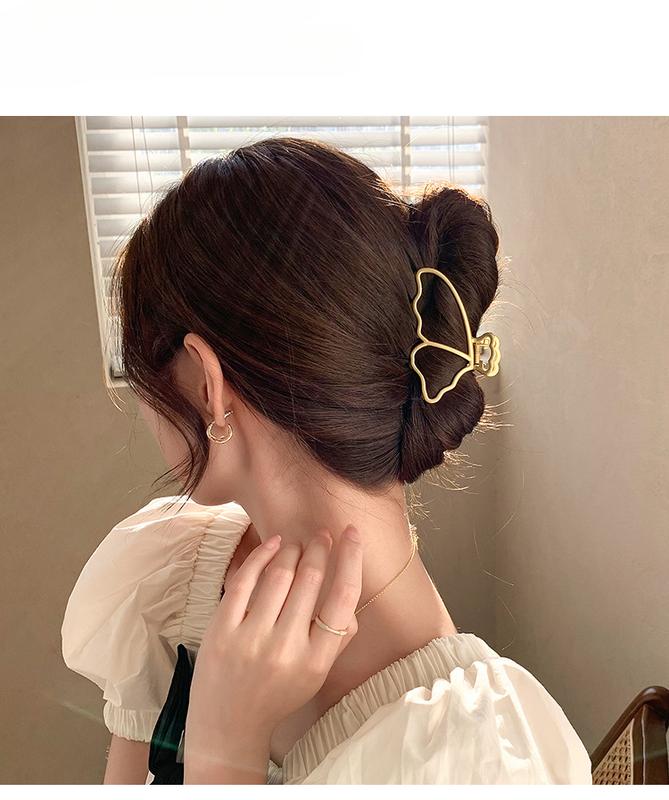 Product Introduction of Barrettes Back Head Grip Female \New Large Shark Clip High Sense Hairpin Net Red Hair Barrettes Clip Hairware 6