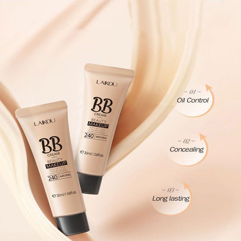 Long-Wearing BB Cream, Hydrating Concealer BB Cream, Lightweight and Smooth Makeup Foundation, Moisturizing Sunscreen, Facial Color Correcting Cream 6