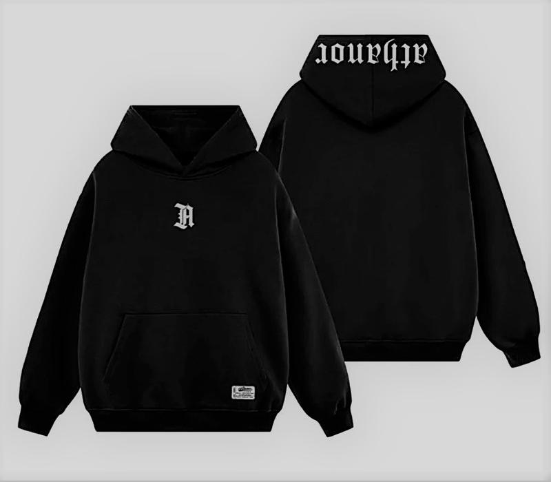 [AHD05] Áo khoác Hoddie thêu R ở ngực + mũ thêu chữ , UNISEX OVERSIZE tới 135kg,nỉ bông ấm áp ,Mũ 2 lớp.Dáng Thụng Form Rộng Menswear Nam