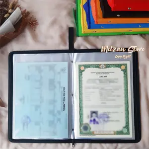 Map Dokumen Anti Air Resleting isi 40 Lembar / Map Ijazah / Map Resleting / Map Organizer