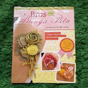 ORIGINAL BUKU KREASI DAN KERAJINAN TANGAN BROS BUNGA PITA