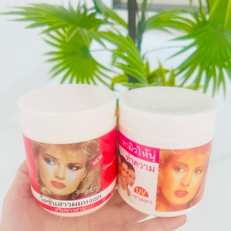 Kem Cô gái tóc xù Thái Lan trắng da toàn thân hộp 250gram