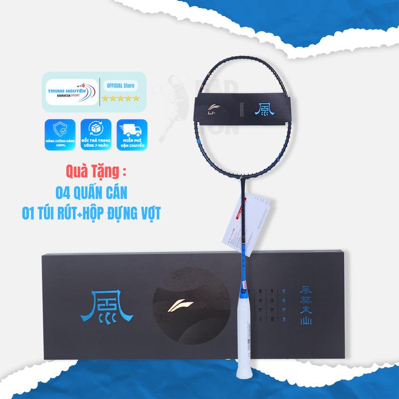 Vợt Cầu Lông Phong-Lâm-Hỏa-Sơn Chính Hãng Tặng Kèm 4 Quấn Cán .Tặng 1 Túi Rút+Hộp Đựng .Bảo Hành 3Th