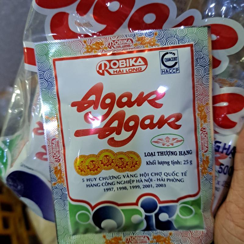 Bột rau câu giòn Agar - combo 10 gói 25g