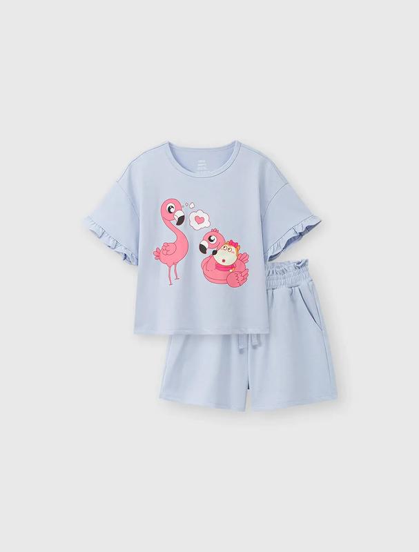 Bộ quần áo bé gái CANIFA 1ST25S001 1