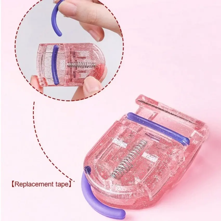 Bấm Mi Dụng Cụ Uốn Cong Lông Mi Góc Rộng Nhỏ Gọn Tiện Lợi Kẹp Mi Nội Địa Trung HACHIKI