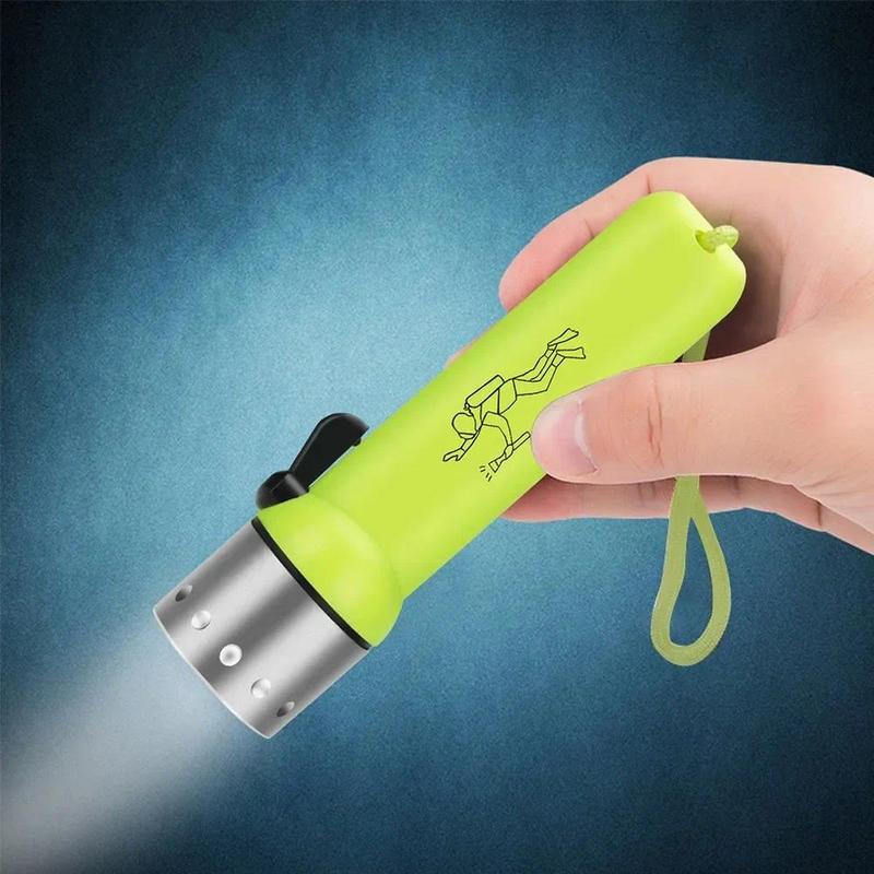 Product Introduction of Powerful Flashlight on The Battery Mini Portable Lighting Lights High Lumen LED Diving Flashl Waterproof Flashlightight Lantern 1