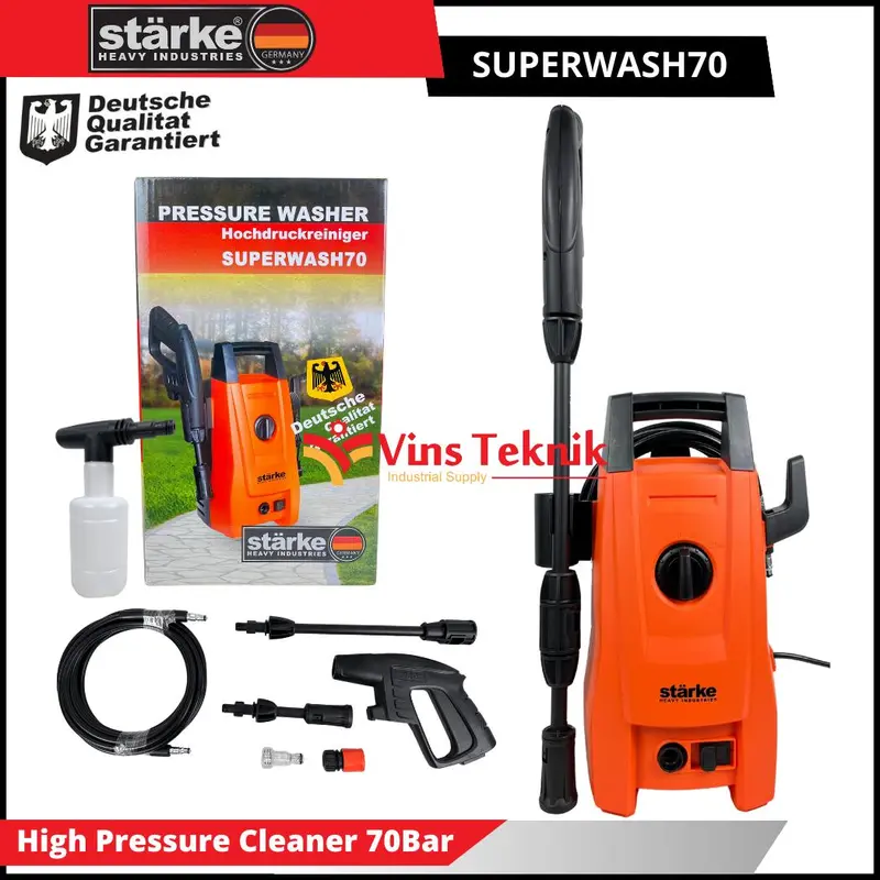 Jet Cleaner High Pressure Cleaner Cuci mobil STARKE SUPERWASH 70 2