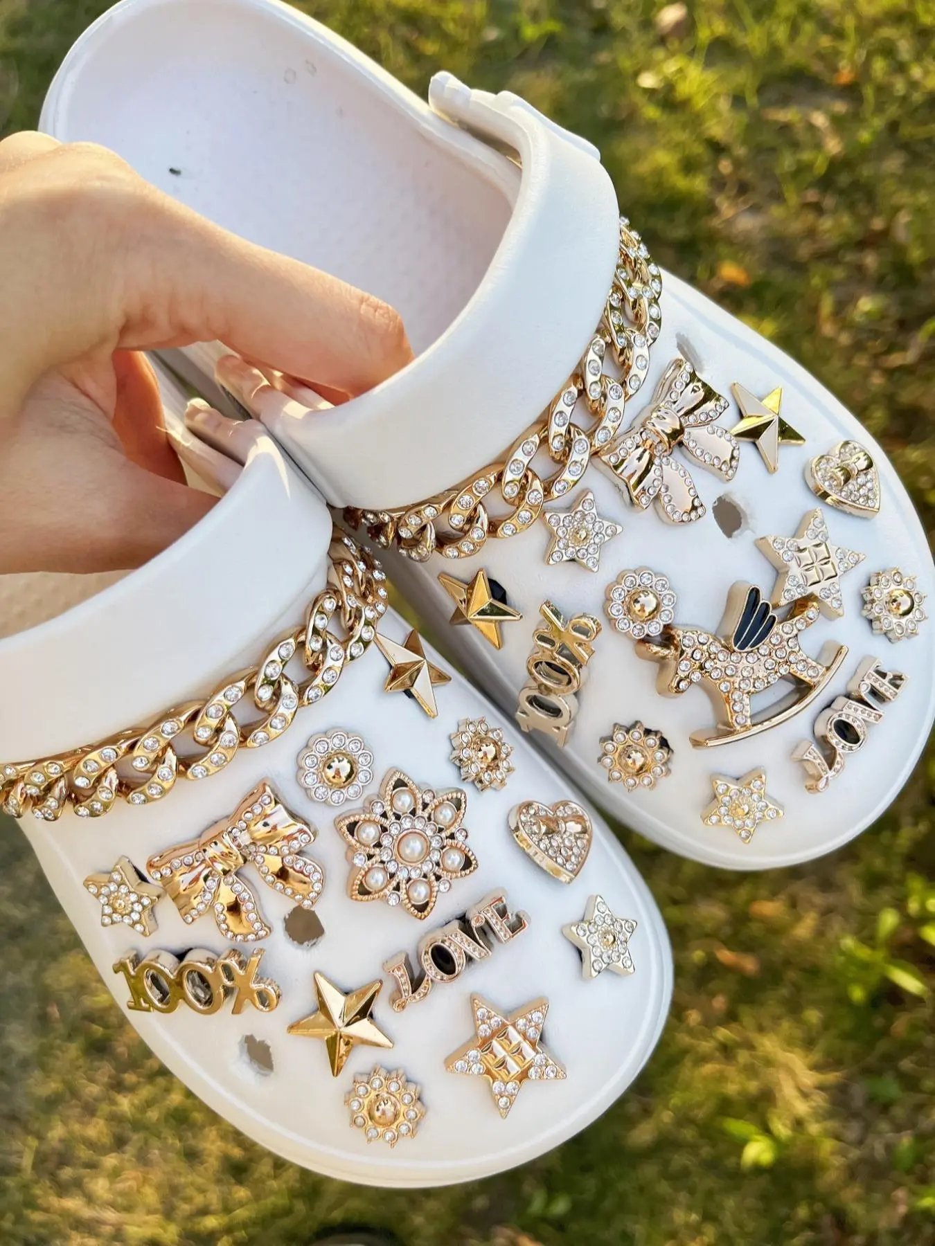 Fashionable Shoes Decorations, Cute DIY Shoes Decorations for Clogs, Stylish Shoes Accessories for Women & Girls