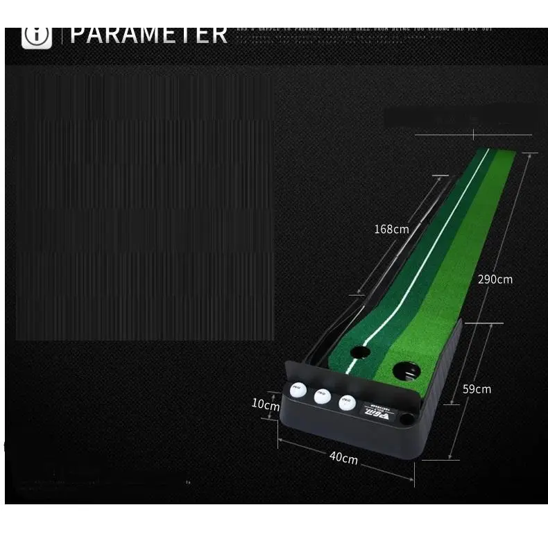 Putter Practice Device, Indoor Golf, Rubber Sole Putter Practice Device 4