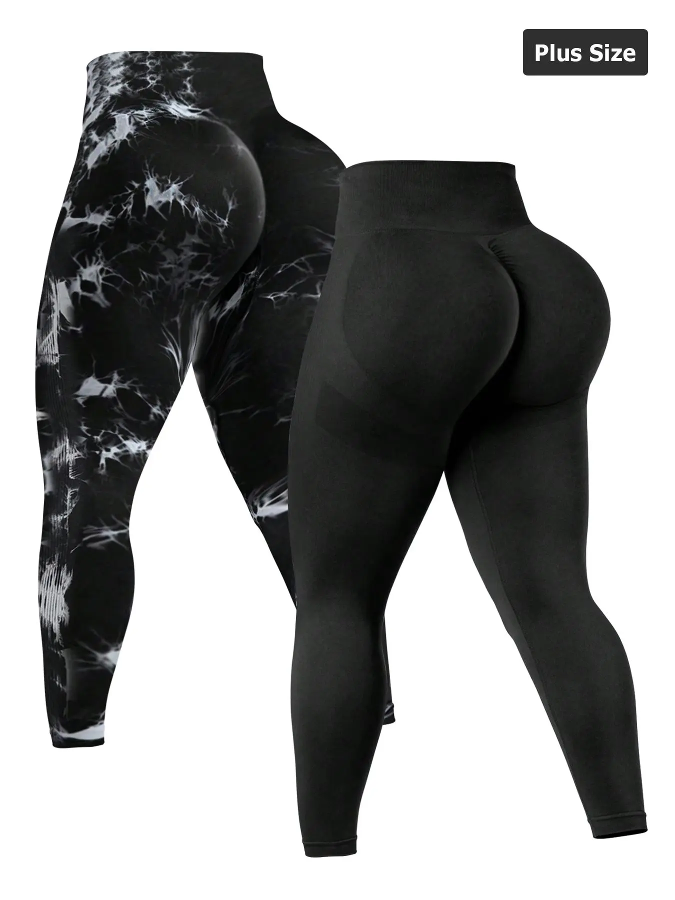 【Plus Size】 Tie Dye Print Sports Leggings, Casual Comfy Breathable High Stretch Yoga Leggings, Women's Sportswear for Indoor Outdoor Wear, Workout Clothes
