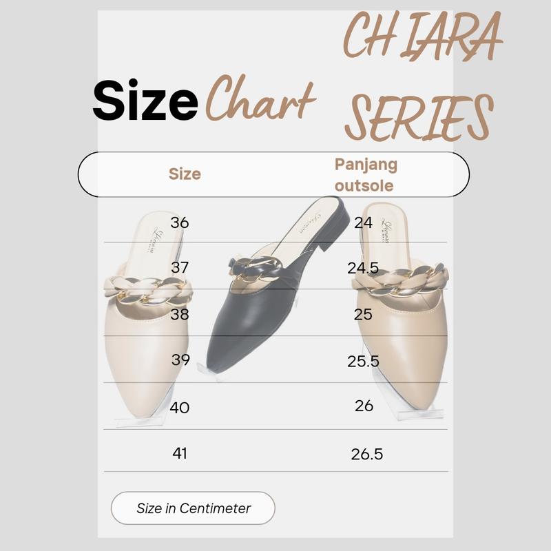 Product Introduction of LEONORAWINKEL-CHIARA Sandal Wanita Terbaru Mules 3cm 0