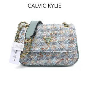 CALVIC KYLIE - Tas rantai wanita / Tas rajut wanita / Sling bag wanita fashion / Tas selempang wanota rajut#2661