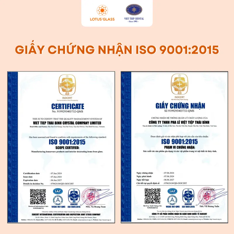 Bộ 6 cốc thủy tinh vát tám cạnh LOTUS GLASS VTC40x cao - trong suốt cao cấp, an toàn, dùng để uống nước ép, sinh tố 7
