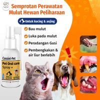 Gambar Cassiel Pet Spray Mulut Anjing/Kucing - Atasi Bau Mulut, Sakit Gusi & Bakteri, Solusi 3in1 - 1 botol dari CASSIEL-PET ID Kota Administrasi Jakarta Barat 1 Tokopedia