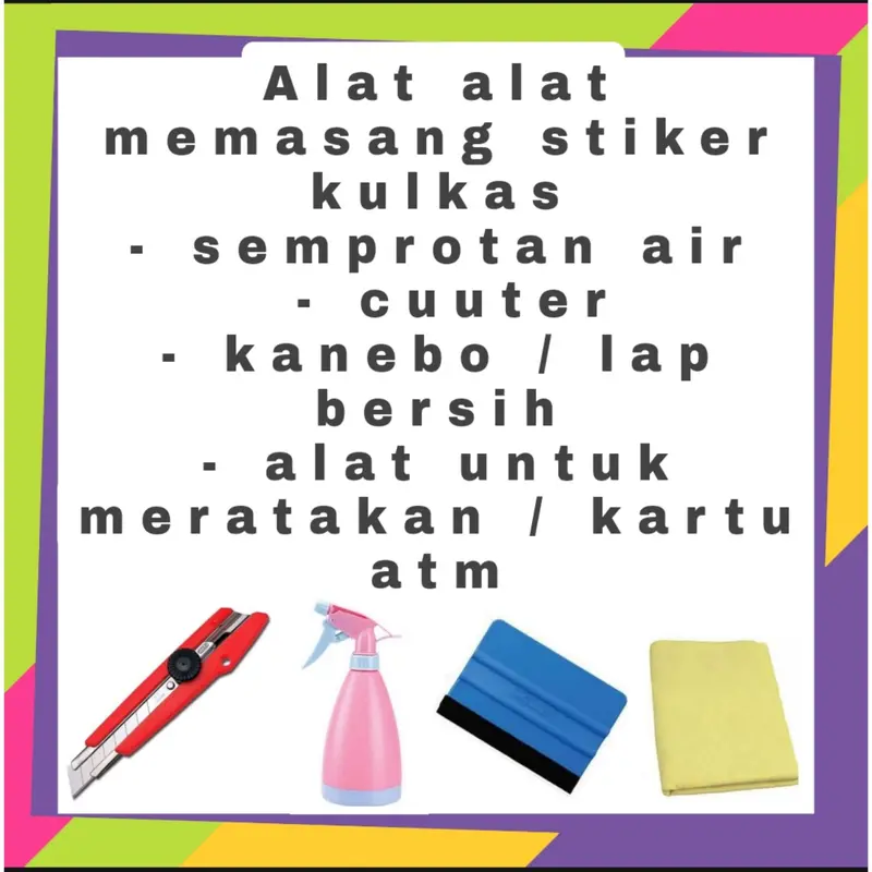 Stiker Kulkas / Stiker Kompor / Stiker Mesin Cuci / Stiker Magicom / Stiker AC Motif Kode 230 2